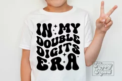 In My Double Digits Era SVG - 10th Birthday Girl Shirt SVG Product Image 2