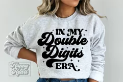 In My Double Digits Era SVG - 10th Birthday Girl Shirt Ten Product Image 2