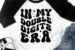 In My Double Digits Era SVG - 10th Birthday Girl Shirt SVG Product Image 1