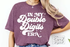 In My Double Digits Era SVG - 10th Birthday Girl Shirt Ten Product Image 3