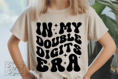 In My Double Digits Era SVG - 10th Birthday Girl Shirt SVG Product Image 4