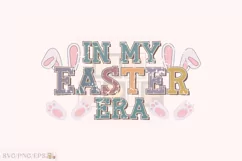 Retro in My Easter Era SVG PNG T-shirt Design, Easter Day Product Image 1