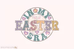 Retro in My Easter Era SVG PNG T-shirt Design, Easter Day Product Image 1