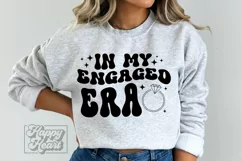 In My Engaged Era SVG - Future Mrs - Retro Bride Shirt PNG Product Image 5