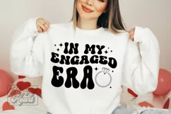 In My Engaged Era SVG - Future Mrs - Retro Bride Shirt PNG Product Image 4