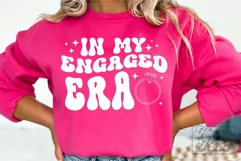 In My Engaged Era SVG - Future Mrs - Retro Bride Shirt PNG Product Image 1