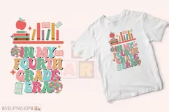 In My Fourth Grade Era School Teacher SVG PNG T-shirt Design Product Image 2