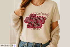 In My Happy Mom Era Mother's Day SVG PNG T-shirt Design Product Image 4