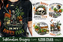 Plant Lover PNG Sublimation 4 Designs Product Image 3