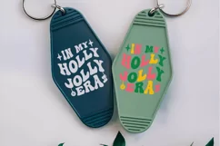 In My Holly Jolly SVG ,Christmas Motel Keychain SVG Design Product Image 3