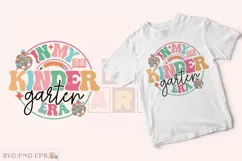 In My Kindergarten Era School Teacher SVG PNG T-shirt Design Product Image 2