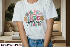 In My Kindergarten Era School Teacher SVG PNG T-shirt Design Product Image 3