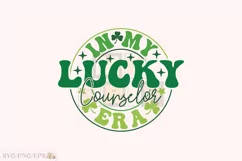 In My Lucky Counselor Era SVG, St Patrick's Day PNG T-shirt Product Image 1