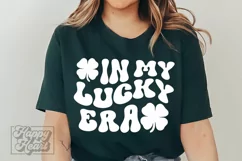 In My Lucky Era SVG - St Patrick's Day SVG - Shamrock Lucky Product Image 4