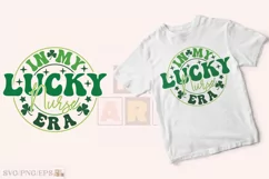 In My Lucky Nurse Era SVG, St Patrick's Day PNG T-shirt Product Image 2