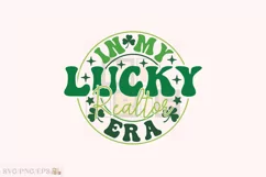 In My Lucky Realtor Era SVG, St Patrick's Day PNG T-shirt Product Image 1