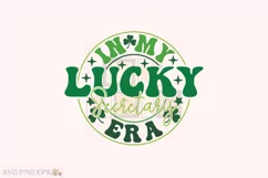 In My Lucky Secretary Era SVG, St Patrick's Day PNG T-shirt Product Image 1