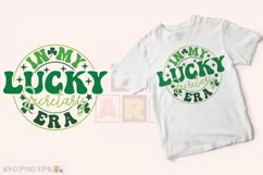 In My Lucky Secretary Era SVG, St Patrick's Day PNG T-shirt Product Image 2