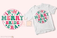 In My Merry Bride Era Retro Groovy SVG T-shrit Design Product Image 2
