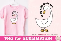 In my Silly Goose Era Png, Trendy Silly Goose Sublimation Product Image 1