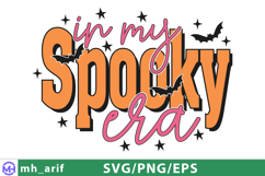 Halloween Spooky PNG In My Spooky Era SVG T-shirt Design Product Image 4