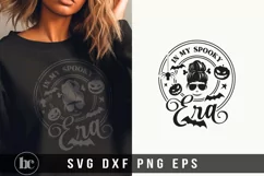 In My Spooky Era SVG | Messy Bun SVG | Funny Halloween SVG Product Image 3