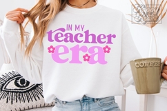 In My Teacher Era SVG PNG - Floral Teacher Shirt Design Product Image 1