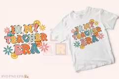 In My Teacher Era SVG, Christmas Retro Teacher Design Product Image 2