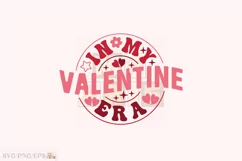 In My Valentine Era Retro Valentine SVG T-shirt Design Product Image 1