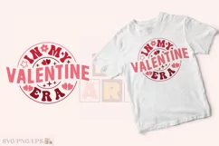 In My Valentine Era Retro Valentine SVG T-shirt Design Product Image 2