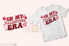 In My Valentine Era Retro Valentine SVG T-shirt Design Product Image 2