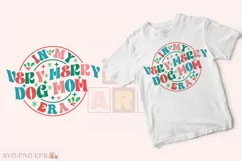 In My Very Merry Dog Mom Era Christmas SVG Design Product Image 1