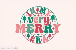 In My Very Merry Era Christmas SVG PNG Design Product Image 1