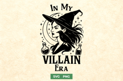 In My Villain Era SVG Witch Clipart PNG Dark Feminine Print Product Image 1