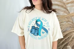 In November We Wear Blue Sublimation PNG Product Image 2