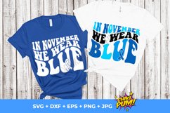 In November we wear Blue svg