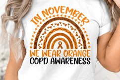 In November We Wear Orange COPD Awareness Svg Png Designs Product Image 1