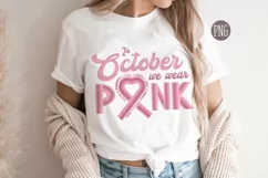 In October We Wear Pink by Mastilo Designs