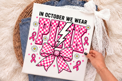 In October We Wear Pink PNG, Breast Cancer Awareness Png Product Image 3
