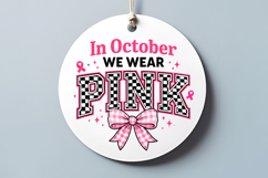 In October We Wear Pink PNG, Breast Cancer Awareness Png Product Image 3