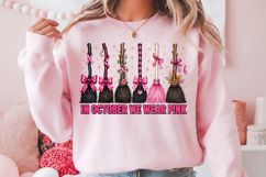 In October We Wear Pink PNG, Breast Cancer Awareness PNG Product Image 2