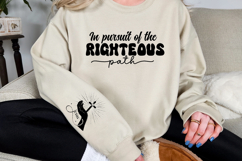 In pursuit of the righteous path Sleeve SVG Design Product Image 2