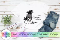 Horse Sublimation | Horse Quotes | Freedom Quotes Product Image 1