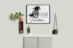 Horse Sublimation | Horse Quotes | Freedom Quotes Product Image 2