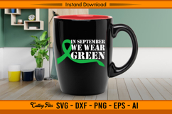 In September We Wear Green Liver Cancer Awareness SVG Product Image 3