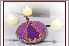 Christmas ITH Pendant Collection 8 Embroidery Designs 4x4 Product Image 6