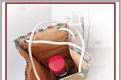 In the hoop structured alcohol bottle cover embroidery Product Image 6