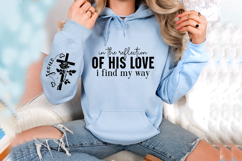 In the reflection of His love I find my way Sleeve SVG Product Image 3