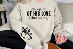 In the reflection of His love I find my way Sleeve SVG Product Image 2