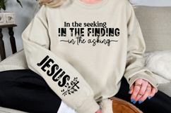 In the seeking in the finding in the asking Sleeve SVG Product Image 2